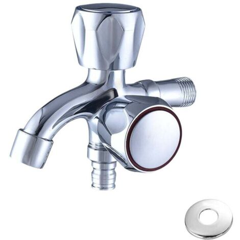 Grifo de agua Ulisem de dos niveles, mezclador simple, enfriador, grifo doble, caño G1/2, manija grande (1/2)