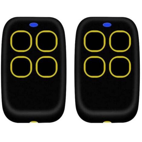 Control remoto universal Ulisem 2PCS 4 en 1 para portones, de 250 a 913 MHz, con código variable multifrecuencia. Control remoto programable para portones. Versión actualizada con lista de compatibili (1/4)
