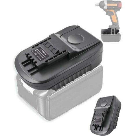 Adaptador convertidor de batería Ulisem MT18WORX para Makita de 18 V de iones de litio a Worx de 4 pines y 20 V (1/4)