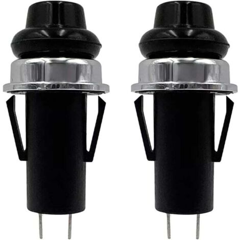 Interruptor de botón de luz para parrilla de gas Ulisem 70189 (paquete de 2) compatible con Weber Spirit E/S 210 E-220 E-310, etc. (1/4)
