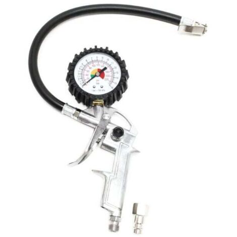 Pistola compresora de aire Ulisem, manómetro de 0 a 16 bares para neumáticos de coche y motocicleta (1/3)