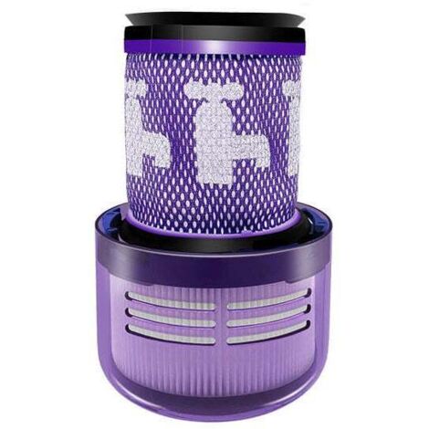 Filtros HEPA de repuesto Ulisem para aspiradora inalámbrica Dyson V12 Detect Slim, filtro para aspiradora inalámbrica Dyson V12 Slim Absolute Extra/Total Clean/Fluffy, 971517-01 (1/4)