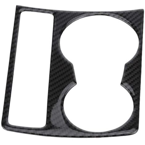 Embellecedor de fibra de carbono para el panel del portavasos de la consola central del coche de UlisemCarbon para Audi A4, B8, A5 (2009-2015) (1/4)