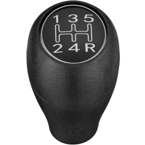 Perilla de cambio de marchas manual Ulisem de 5 velocidades para coche, manija de palanca de cambios para 504, 505, 309, 205, ABS plateado (1/4)