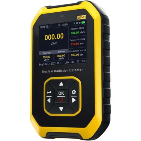 Detector de radiación electrónico portátil de plástico Ulisem para encimeras de mármol (1/4)