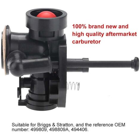 Carburador Ulisem compatible con Briggs & Stratton 499809, 498809A y 494406 (1/4)