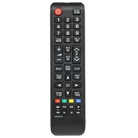 Control remoto Ulisem, control remoto inalámbrico universal para televisores inteligentes digitales Samsung HDTV LED, control remoto negro y transmisor de pared para motores. (1/3)