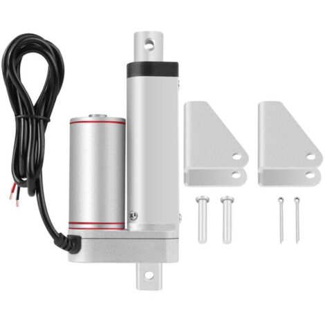Varilla de empuje eléctrica Ulisem JS-TGZ-U1 (con soporte) 1000 N 12 V CC (carrera de 100 mm) (1/4)