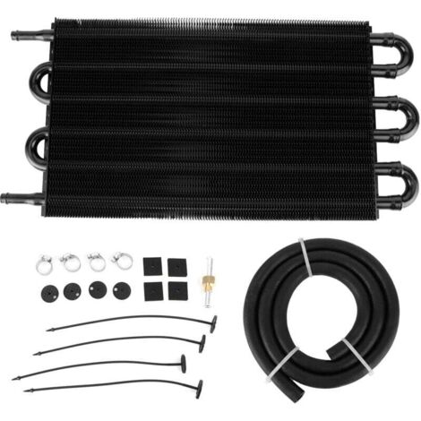 Kit de enfriador de aceite remoto de aluminio UlisemUniversal de 6 filas (1/4)