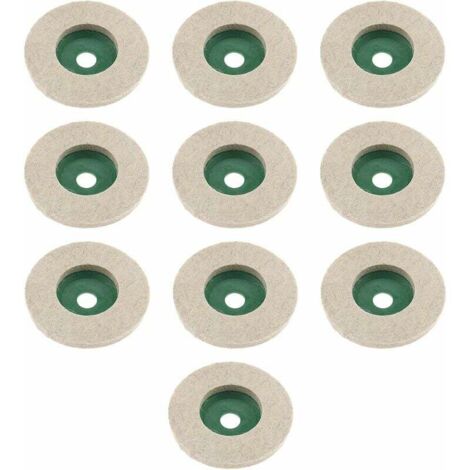 Discos de pulido Ulisem de fieltro de lana de 97 mm para amoladora angular, cerámica, mármol y madera. (1/5)