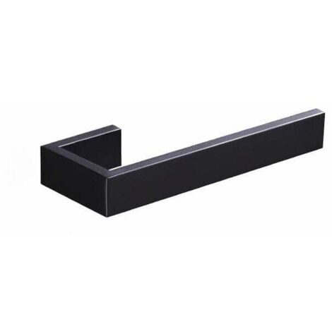 Toallero de aro Ulisem BETTE, toallero de acero inoxidable 304, accesorio para baño (sin perforaciones, negro) (1/5)