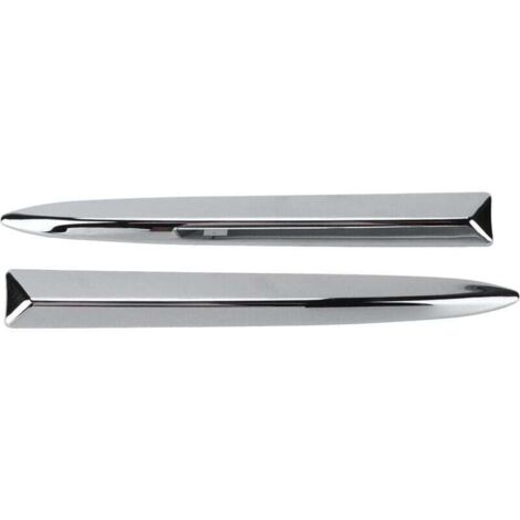 Moldura cromada superior para parachoques delantero Ulisem 735455041, repuesto para FIAT 500 (2007-2015) (1/4)
