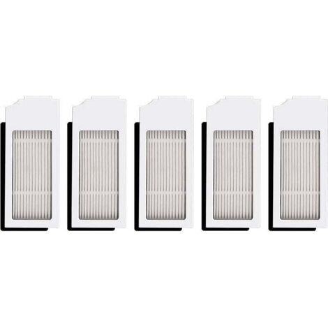 Filtros HEPA blancos Ulisem N20 Plus (5 unidades) compatibles con ECOVACS DEEBOT N20 Plus/ N20 Pro Plus/ X1 Omni/X1 Omni/T10 Plus/T10 Turbo (1/4)