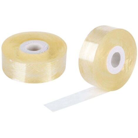 Cinta de injerto Ulisem, 2 unidades de 120 m, cinta de injerto elástica, autoadhesiva y biodegradable, segura y ecológica (amarilla)