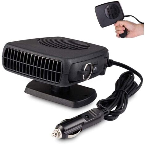 Calentador de coche Ulisem12V, 150 W, 12 V, calentamiento rápido, toma de encendedor, calentador de coche giratorio 360°, ventilador de parabrisas desmontable, 2 en 1, calefacción/refrigeración (1/4)
