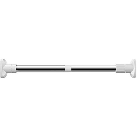 Barra telescópica Ulisem de 5080 cm para cortina, extensible, sin necesidad de taladrar, con resorte de tensión, para cocina, baño, armario y ventana.