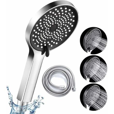 Ducha de mano Ulisem con manguera Ducha de mano de alta presión Cabezal de ducha ahorrador de agua (1/4)