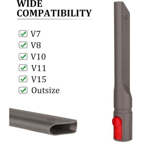 Accesorio de repuesto para boquilla de cepillo para ranuras UlisemQuick Release para aspiradora inalámbrica Dyson V11, V10, V8, SV10, V7 y SV11 (1/3)