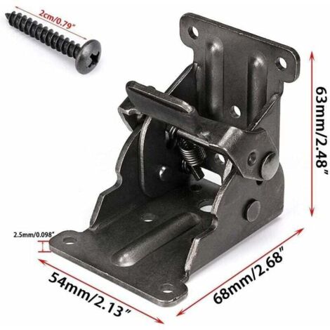 4 Soportes Plegables, Bisagras Autoblocantes, Bisagras Plegables Para Patas De Muebles Herrajes Y Soportes Para Mesas Camas Y Muebles Mecanicos 85419632