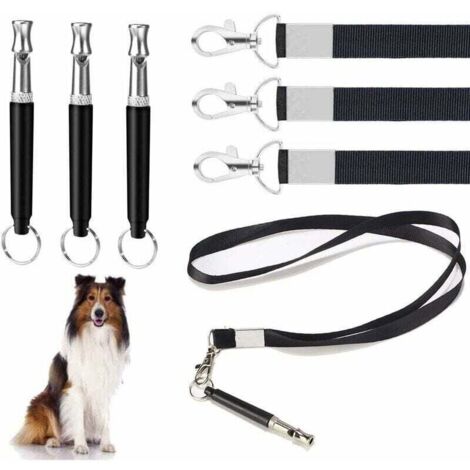 Silbato ultrasónico para perros Ulisem, silbato para perros, silbato ultrasónico para perros, silbato antiladridos, silbato de adiestramiento (3 unidades) (1/4)