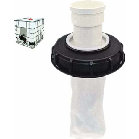 Tapa de tanque IBC Ulisem180° con filtro de nailon lavable para tanque IBC de agua de lluvia de 1000 litros, filtro de tapa IBC, accesorios para tanque IBC, filtro de nailon para agua de lluvia 163