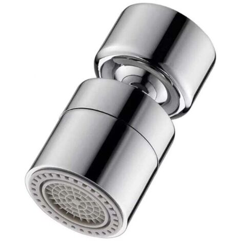 Aireador de grifo giratorio Ulisem360°, M22, extensión de aireador de grifo ahorrador de agua, boquilla de filtro de grifo, grifo de cocina, rociador multifuncional ajustable (1/4)