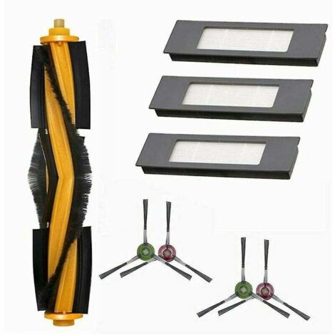 UlisemPour Ecovacs Ozmo 920/950/t5/t8/t8 Aivi/ N8 Pro+ Cepillos filtrantes Hepa (1/4)