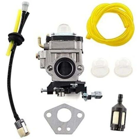 Carburador Ulisem con manguera de combustible - Juego de filtros de combustible para Fuxtec FX-PS152, FX-MS152, FX-MT152, MFS520, FX-FSR152 - Desbrozadora Multiool 2 en 1 4 en 1 3 HP 52 cc. (1/4)