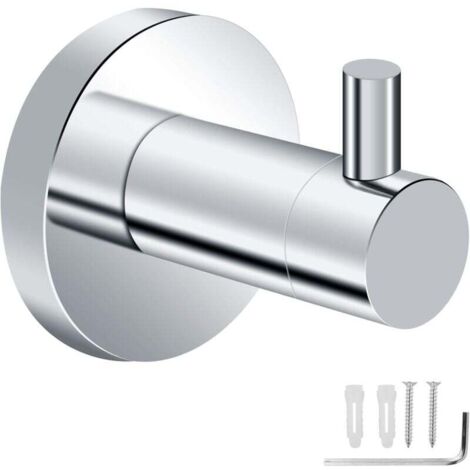 Gancho de baño Ulisem, gancho de pared para toallas, resistente al agua y al óxido, para cocina, sala de estar y oficina. (1/4)