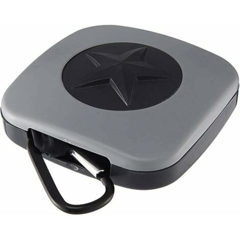 Bolsa de compras giratoria Ulisem, plegable y portátil, ideal para picnics y campamentos al aire libre, con diseño de estrella, color gris. (1/4)