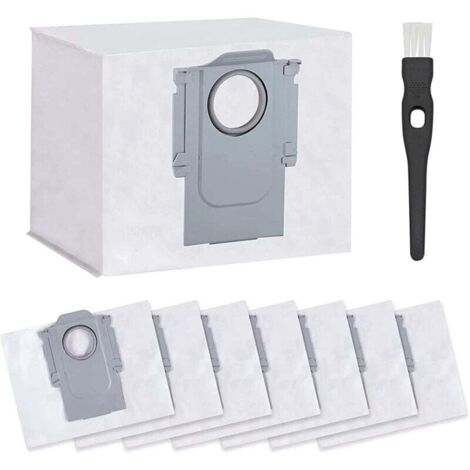 Bolsas de repuesto desechables Ulisem de gran capacidad de 3 l para aspiradoras robot Compute S7 MaxV Ultra / S7 Pro Ultra / Q7+ / Q7 Max+ / Q5+ (paquete de 8) (1/4)