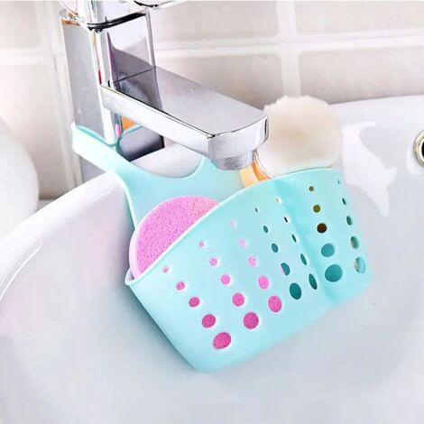 Organizador de cocina duradero Ulisem, escurridor colgante para fregadero, contenedor de almacenamiento, soporte para esponja de baño para fregadero de cocina (1/3)