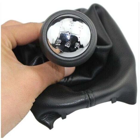 Reemplazo de perilla de cambio de marchas automática UlisemPeugeot 307 207 406 de 5 velocidades, con protector antipolvo (1/4)