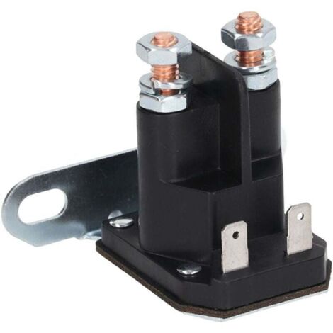 Relé de arranque UlisemAluminum ABS de cobre, 12 V CC, solenoide, accesorio para tractor cortacésped, pieza de repuesto para MTD 725 04439B (1/4)