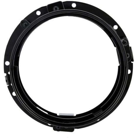 UlisemSupport de montage pour phare de voiture 7 pouces, anneau rond pour Jeep Wrangler (noir) (1/4)