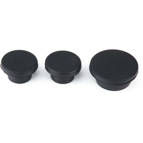UlisemLot de 3 bouchons en caoutchouc pour hayon de Jeep Wrangler JK 2007-2018, pour porte-roue de secours (1/4)