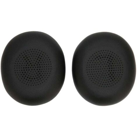 UlisemCoussinets d'oreille professionnels en cuir protéiné pour casque Jabra ELITE 45h Evolve2 65 MS UC Noir (1/4)