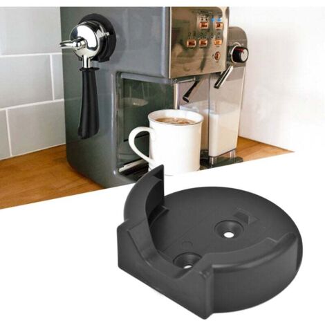 UlisemPince à café murale en ABS solide et durable, support universel pour machine à café, noir, 58 mm/2,28 pouces (1/4)