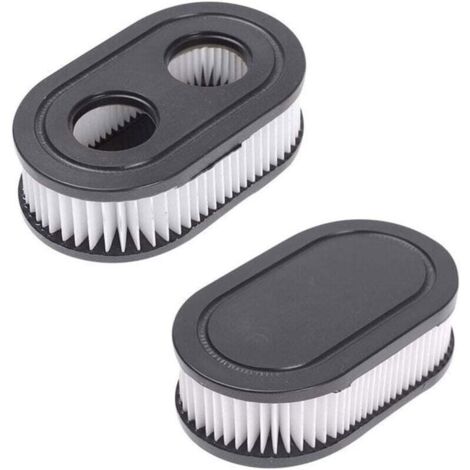UlisemFiltre à air ovale noir pour tondeuse MTD BS-798452 Briggs & Stratton- Lot de 2 (1/4)