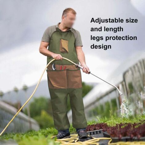 UlisemLeggings de jardinage, tablier d'élagage de jardin, leggings d'extérieur multi-poches, tablier de cueillette, tablier anti-sale (1/4)