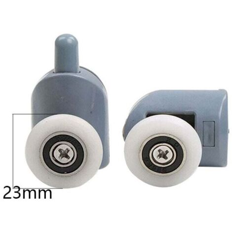 Ruedas De Repuesto Para Mampara De Ducha - 8 Unidades, Diámetro 20 Mm, Para Cristales De 4-6 Mm