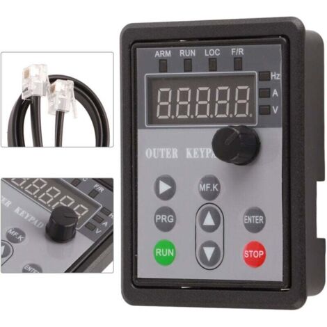 SKI780 Externes Bedienpanel – Austauschfeld Für VFD-Frequenzumrichter Mit 1m RJ45-Kabel