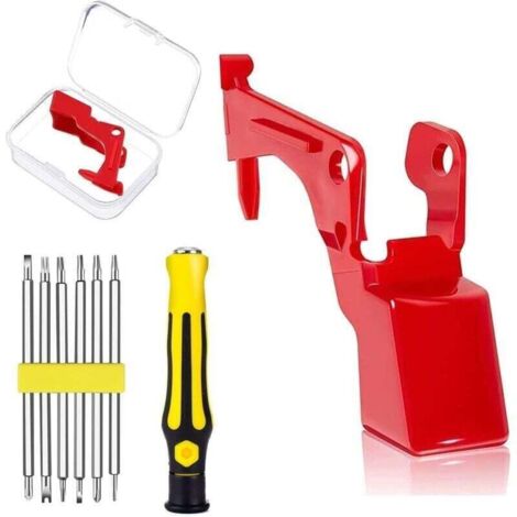Botón de interruptor de gatillo de alta resistencia para aspiradora Dyson V11/V10, herramienta de reparación de botón de encendido mejorada (con accesorios de destornillador) (1/4)