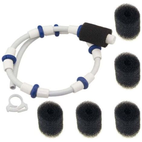 Manguera de cola para limpiador de piscinas B5 + 5 piezas de algodón de repuesto compatibles con Polaris (1/4)