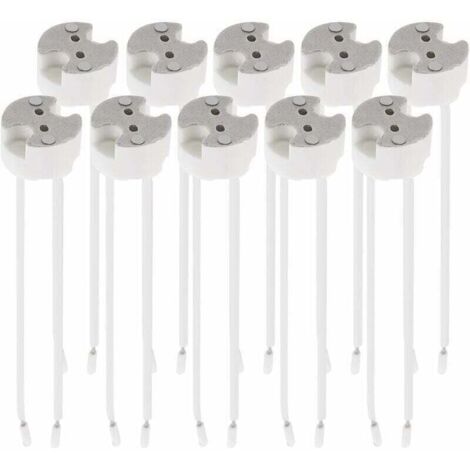 Paquete de 10 cables con casquillo GU5.3 - para focos halógenos, LED y otras bombillas (1/4)