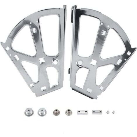 Bisagras para muebles, bisagras para zapateros, bisagras para marco de acero Turing Rack, piezas para muebles (2 capas), 2 piezas (1/4)
