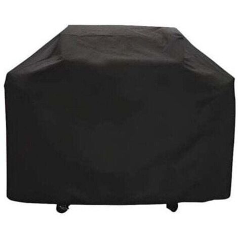 Funda para barbacoa, resistente al viento, a los rayos UV, al agua, a la humedad y al polvo, color negro, 170 x 61 x 117 cm