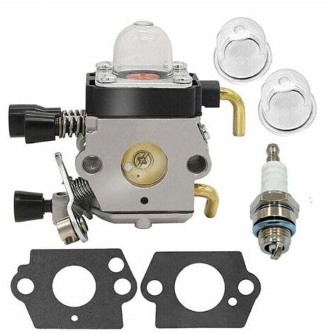 Carburador para cortasetos Stihl HS45, FS38, FS45, FS46, FS55, FS55R, KM55, HL45, KM55R y Bluedeer (1/4)