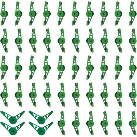 Juego de 40 pinzas dobladoras ajustables de 360°, pinzas de entrenamiento para doblar suavemente las plantas y como soportes de jardín, para abrazaderas y más (1/4)