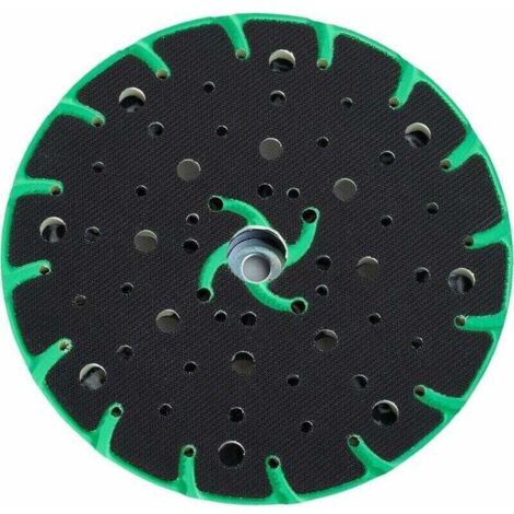 Plato de lijado de 150 mm con extracción de polvo - Rosca de conexión M8 - Repuesto para plato de lijado Festool, compatible con Bosch, Makita, etc. Lijadoras orbitales aleatorias de 150 mm